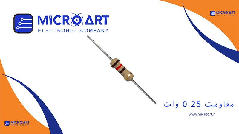 عکس دسته بندی مقاومت نظامی 0.25 وات