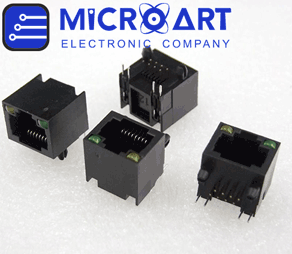 سوکت شبکه رایت LED دار RJ45